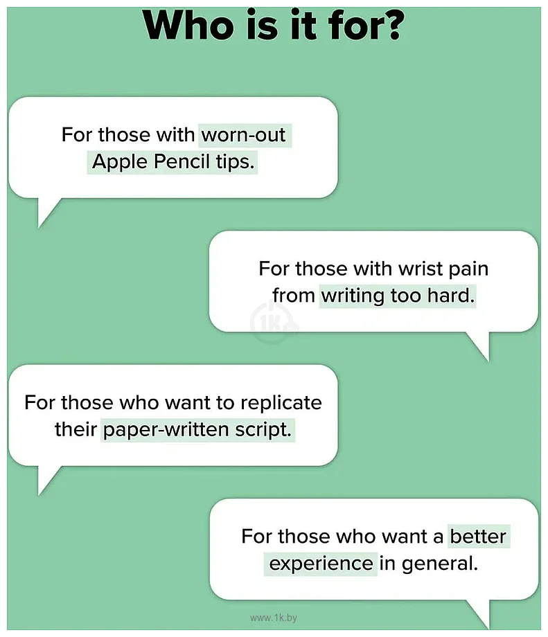Фотографии Ringke HB Tips для Apple Pencil набор (3 шт.)