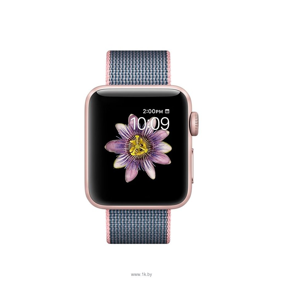 Фотографии Apple Watch Series 2 38mm Rose Gold with Woven Nylon (MNP02)