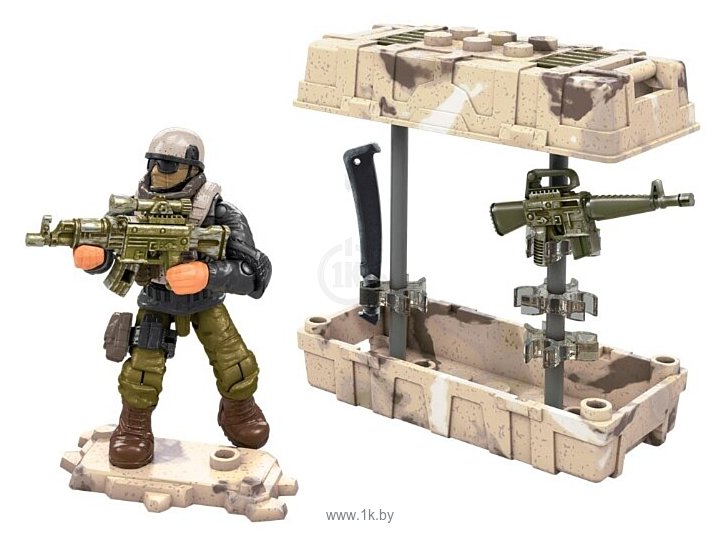 Фотографии Mega Construx Call of Duty GDG50 Ящик с оружием для пустыни
