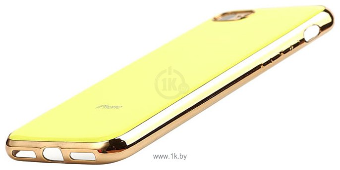 Фотографии EXPERTS Plating Tpu для Apple iPhone 7 (неоново-желтый)