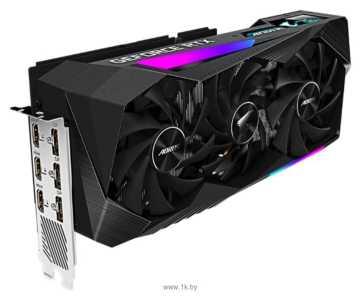 Фотографии GIGABYTE AORUS GeForce RTX 3060 Ti MASTER 8G (GV-N306TAORUS M-8GD)