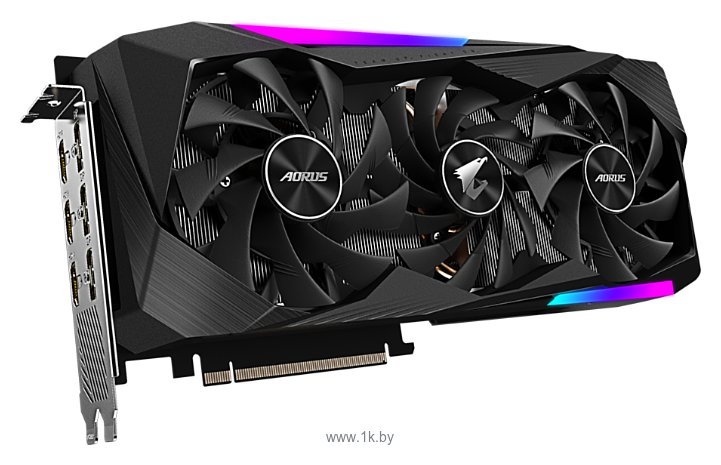 Фотографии GIGABYTE AORUS GeForce RTX 3060 Ti MASTER 8G (GV-N306TAORUS M-8GD)