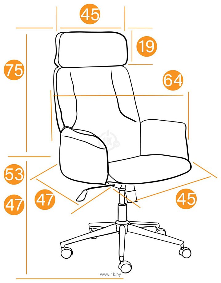 Фотографии TetChair Charm (флок, синий)