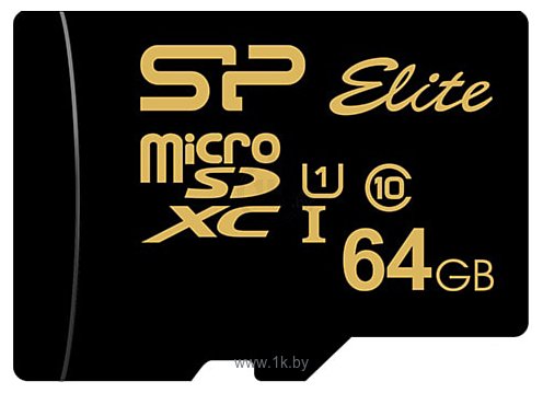 Фотографии Silicon Power Elite Gold microSDXC SP064GBSTXBU1V1GSP 64GB (с адаптером)