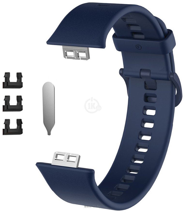 Фотографии Rumi силиконовый для Huawei Watch FIT, Watch FIT Elegant (темно-синий)