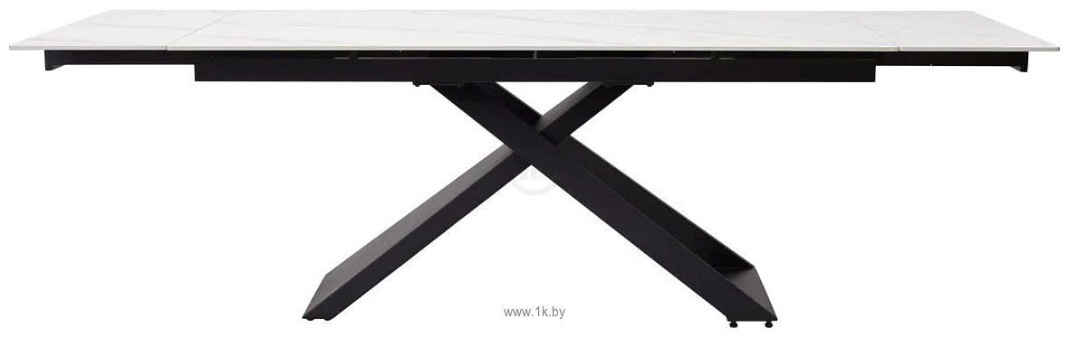 Фотографии M-City Livorno 180 Matt 614M04282 (White Marble Solid Ceramic/Black)