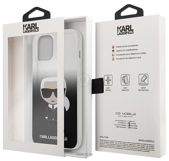 Фотографии CG Mobile Karl Lagerfeld для Apple iPhone 12 mini KLHCP12STRDFKBK