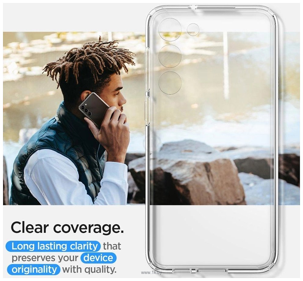 Фотографии Spigen Ultra Hybrid для Galaxy S23 Plus ACS05668 (прозрачный)