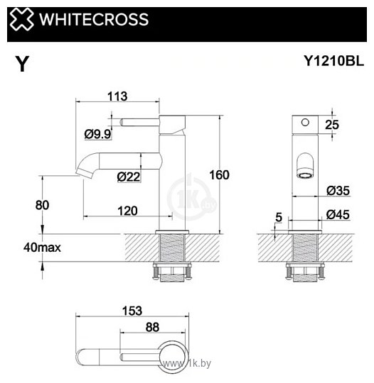 Фотографии Whitecross Y Y1210CR (хром)