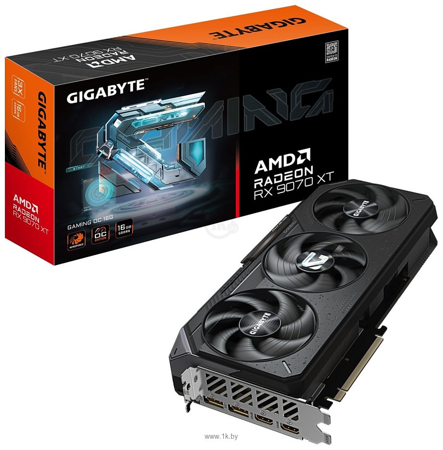 Фотографии Gigabyte Radeon RX 9070 XT GAMING OC 16G (GV-R9070XTGAMING OC-16GD)