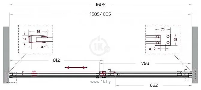 Фотографии BelBagno SOFT_CLOSE-2-BF-1-160-C-Cr