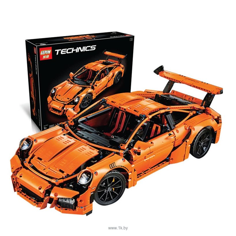 Фотографии Lepin Technic 20001 Porsche 911 GT3 RS аналог LEGO 42056