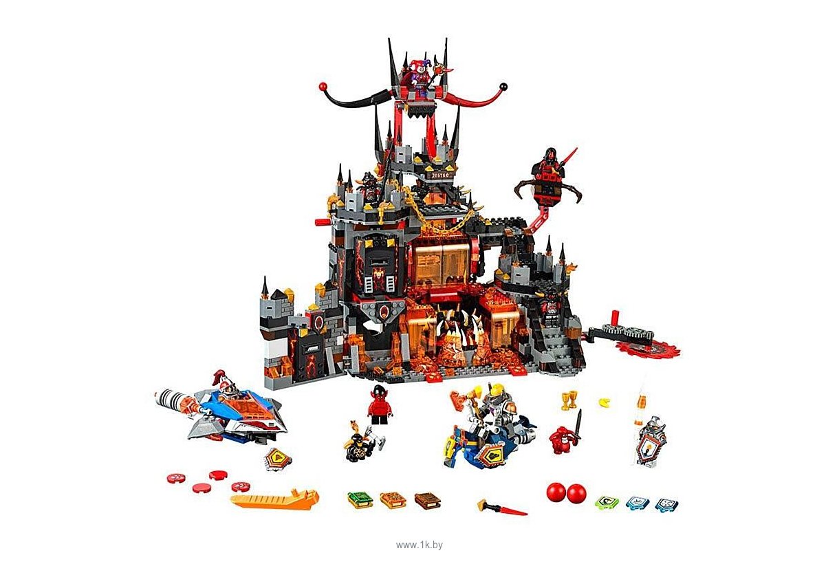 Фотографии Lepin Nexu Knights 14019 Логово Джестро аналог Lego 70323