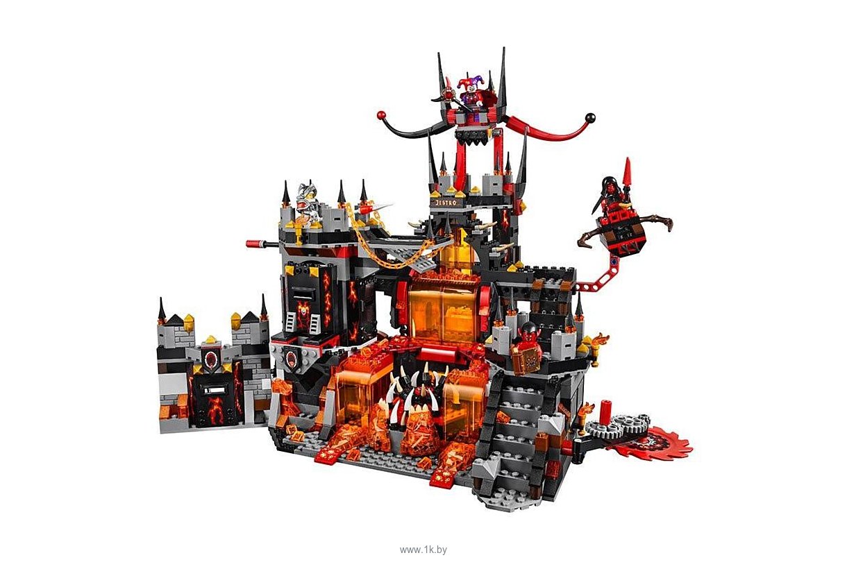 Фотографии Lepin Nexu Knights 14019 Логово Джестро аналог Lego 70323