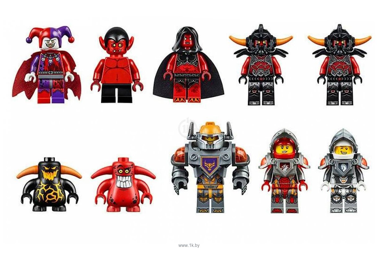 Фотографии Lepin Nexu Knights 14019 Логово Джестро аналог Lego 70323