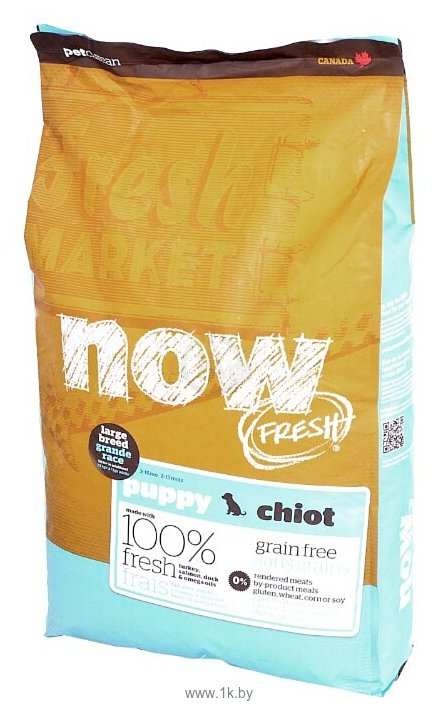Фотографии NOW FRESH (11.35 кг) Grain Free Large Breed Puppy Food Recipe
