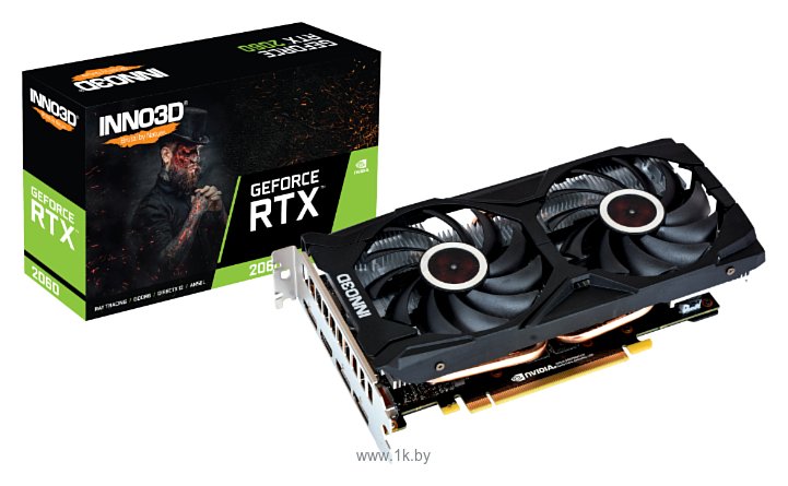 Фотографии INNO3D GeForce RTX 2060 TWIN X2 (N20602-06D6-1710VA15L)