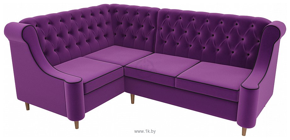 Фотографии Лига диванов Бронкс 104578 (левый, фиолетовый)