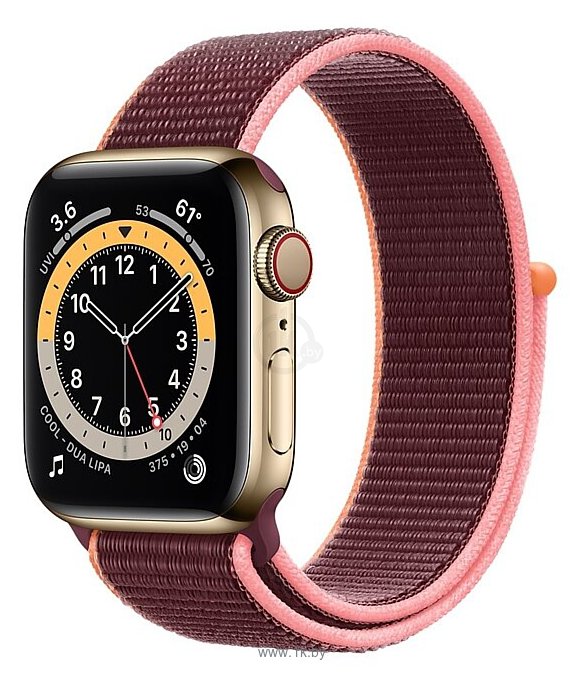 Фотографии Apple Watch Series 6 GPS + Cellular 40mm Stainless Steel Case with Sport Loop