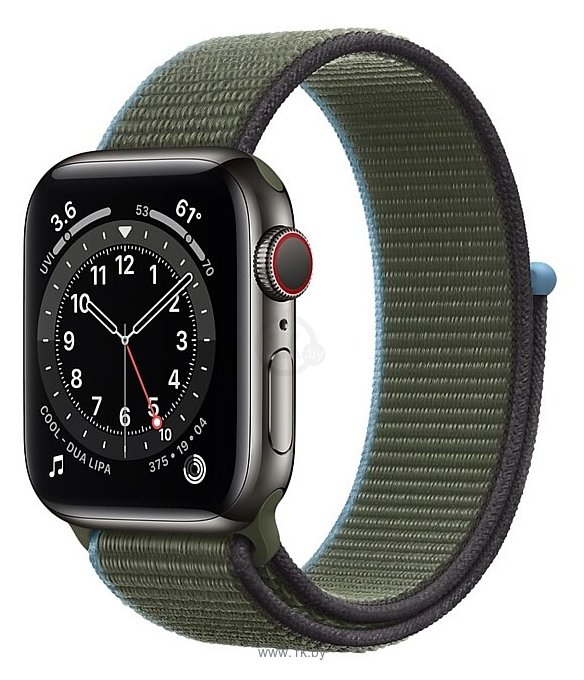 Фотографии Apple Watch Series 6 GPS + Cellular 40mm Stainless Steel Case with Sport Loop