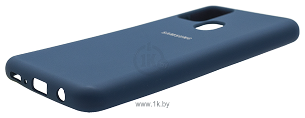 Фотографии EXPERTS Soft-Touch для Samsung Galaxy M21 с LOGO (космический синий)