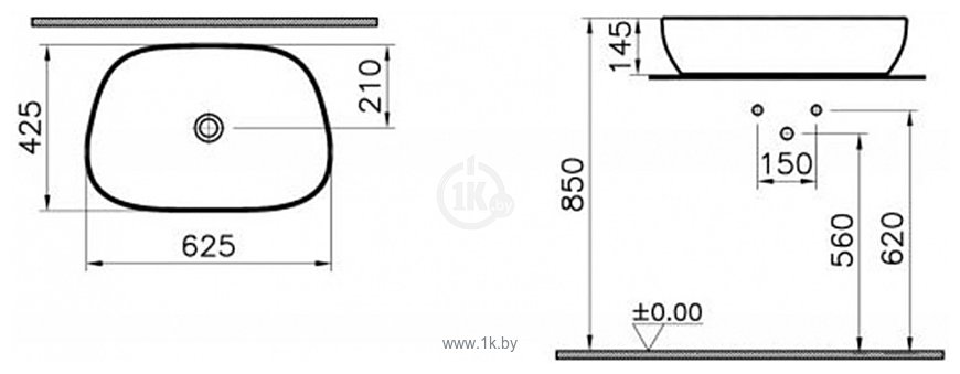 Фотографии VitrA Outline 5993B420-0016