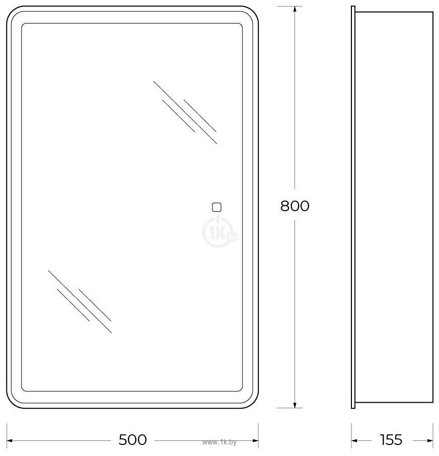 Фотографии BelBagno  SPC-MAR-500/800-1A-LED-TCH