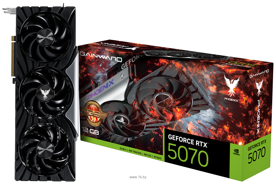 Фотографии Gainward GeForce RTX 5070 Phoenix GS (NE75070T19K9-GB2050X)