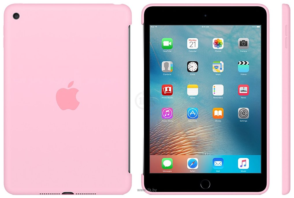 Фотографии Apple Silicone Case for iPad mini 4 (Light Pink) (MM3L2ZM/A)