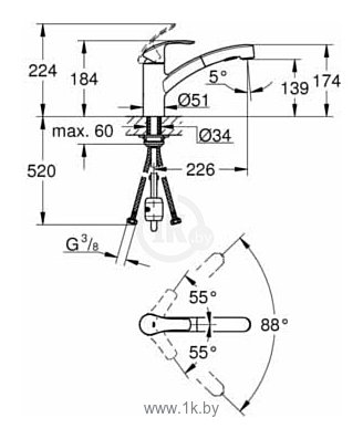 Фотографии Grohe Eurosmart 30305000