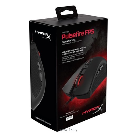 Фотографии Kensington HyperX Pulsefire FPS HX-MC001A/EE black USB