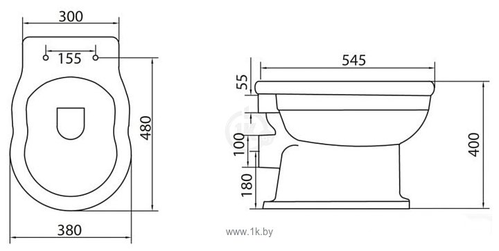 Фотографии BelBagno Boheme P-Trap (BB115CB)