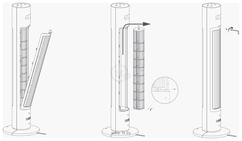 Фотографии Xiaomi Mijia DC Inverter Tower Fan BPTS01DM