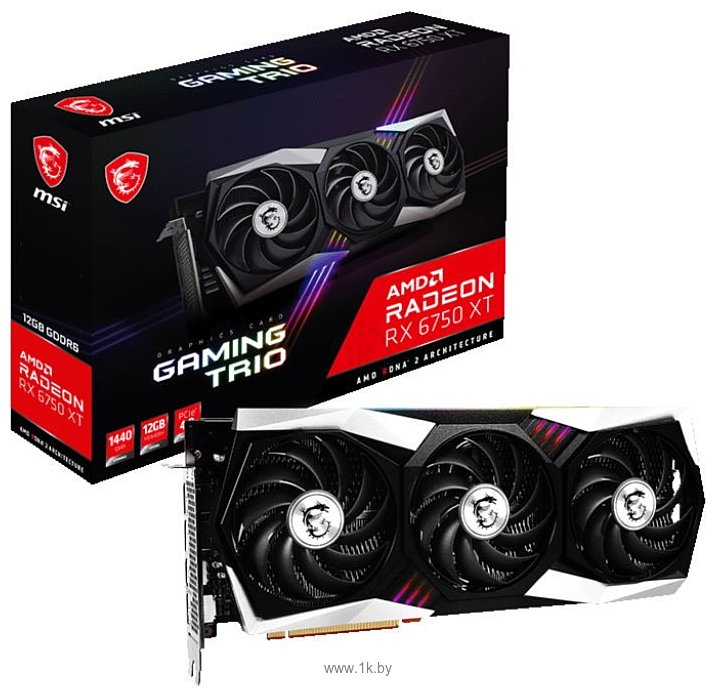 Фотографии MSI Radeon RX 6750 XT Gaming Trio 12G