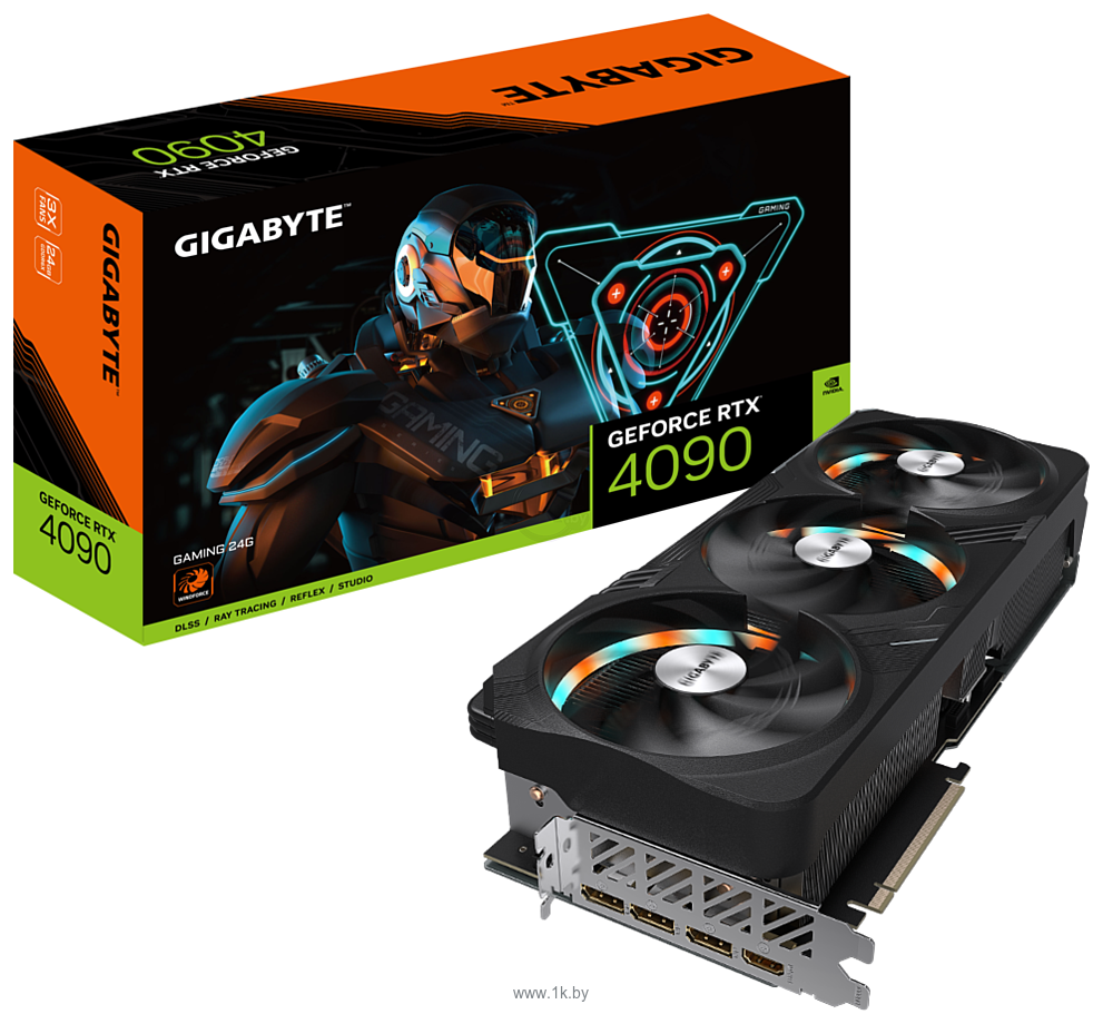 Фотографии Gigabyte GeForce RTX 4090 Gaming (GV-N4090GAMING-24GD) (rev. 1.0 / 1.1)