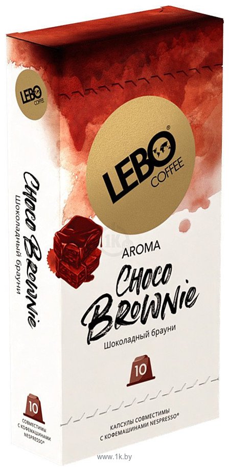 Фотографии LEBO Coffee Choco Brownie 10x5.5 г