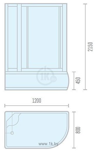 Фотографии Oda 8037BMR (белый/матовое стекло)