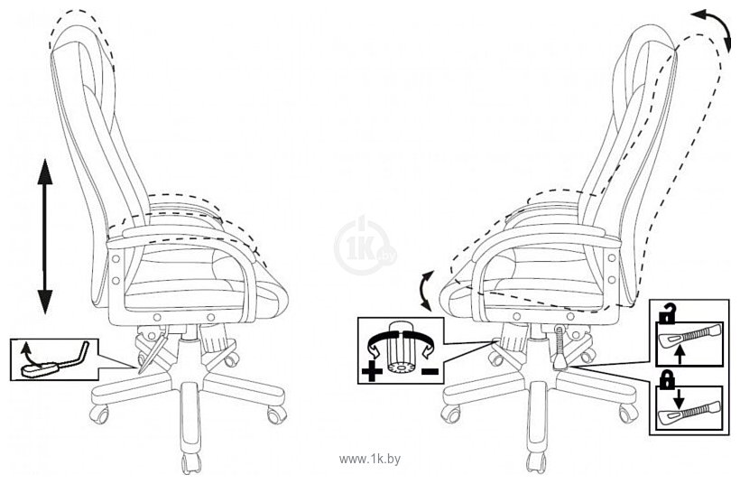 Фотографии Бюрократ T-9932Walnut (черный, экокожа)