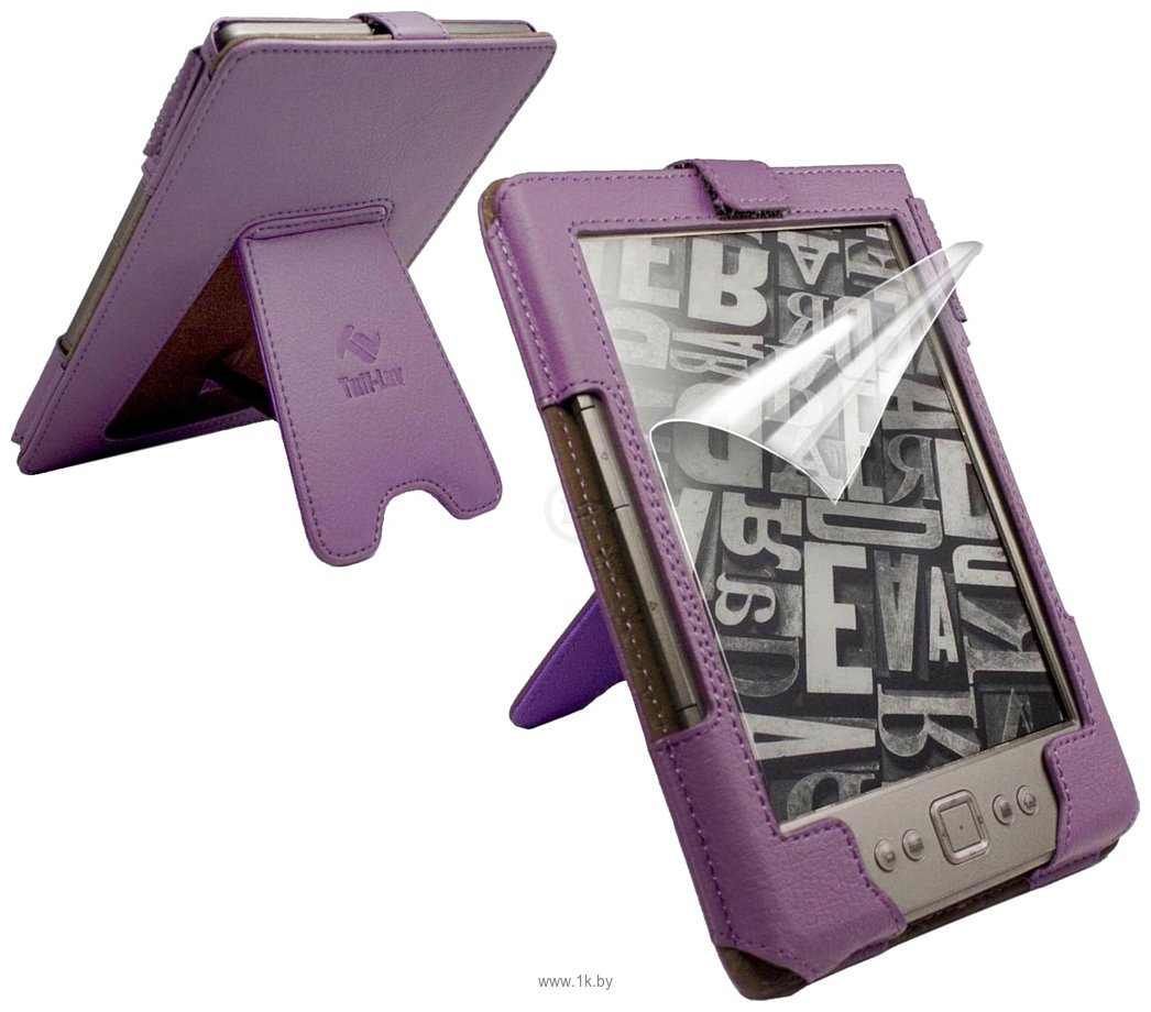 Фотографии Tuff-Luv Kindle 4 Sleek Jacket Lavender + Spark Light (G1_49+D1_29)