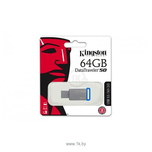 Фотографии Kingston DataTraveler 50 64GB (DT50/64GB)