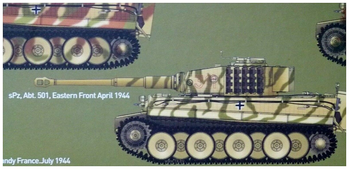 Фотографии Academy Tiger I MID Version. Annivers. 70 Normandy in. 1944 1/35 13287