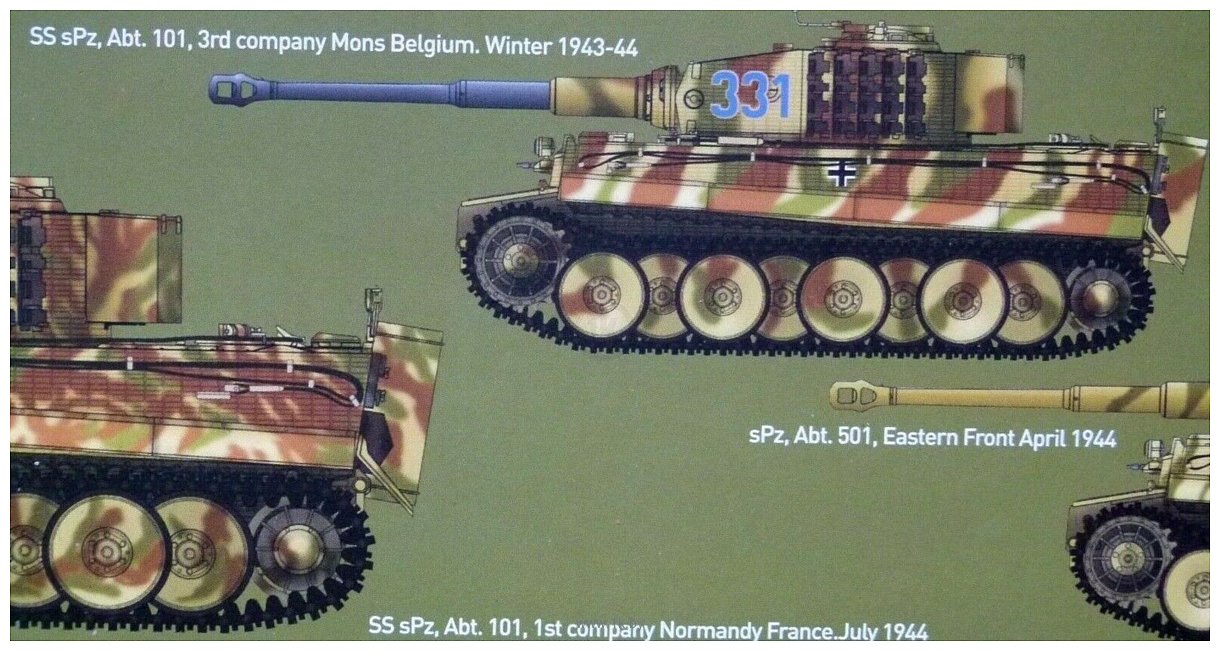 Фотографии Academy Tiger I MID Version. Annivers. 70 Normandy in. 1944 1/35 13287