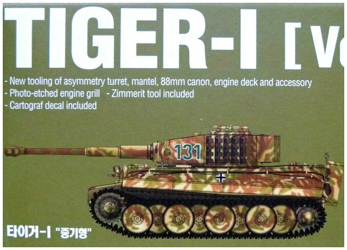 Фотографии Academy Tiger I MID Version. Annivers. 70 Normandy in. 1944 1/35 13287