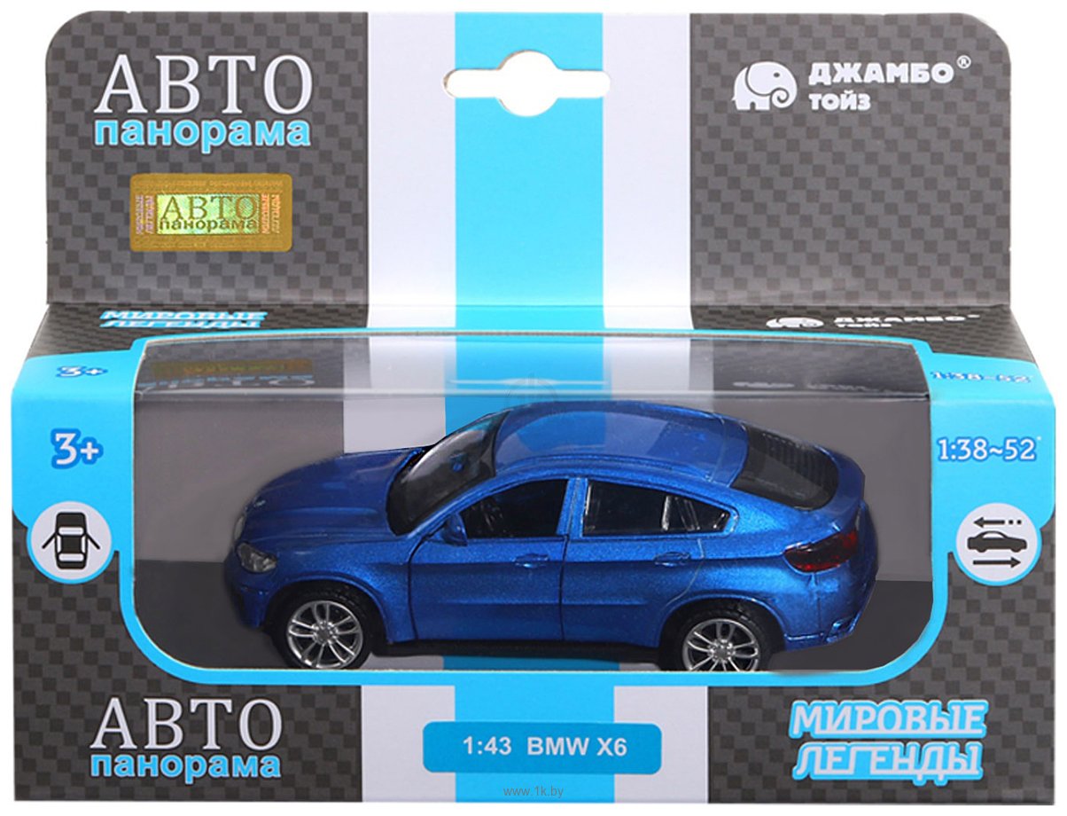 Фотографии Автопанорама BMW X6 JB1251253 (синий)