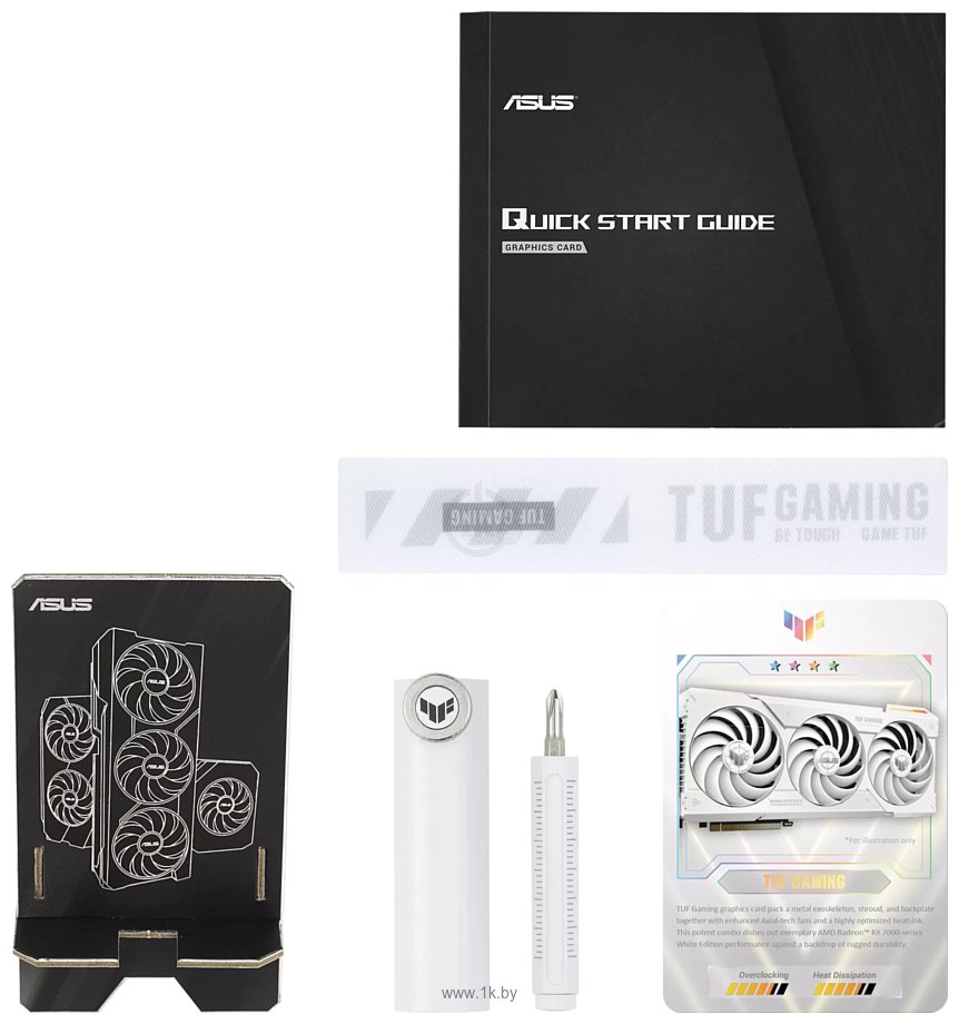 Фотографии ASUS TUF Gaming Radeon RX 7800 XT White OC Edition 16GB GDDR6 (TUF-RX7800XT-O16G-WHITE-GAMING)