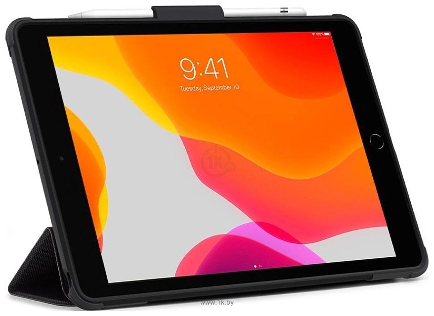 Фотографии Spigen Rugged Armor для iPad 10.2 (2021/2020/2019) (черный)