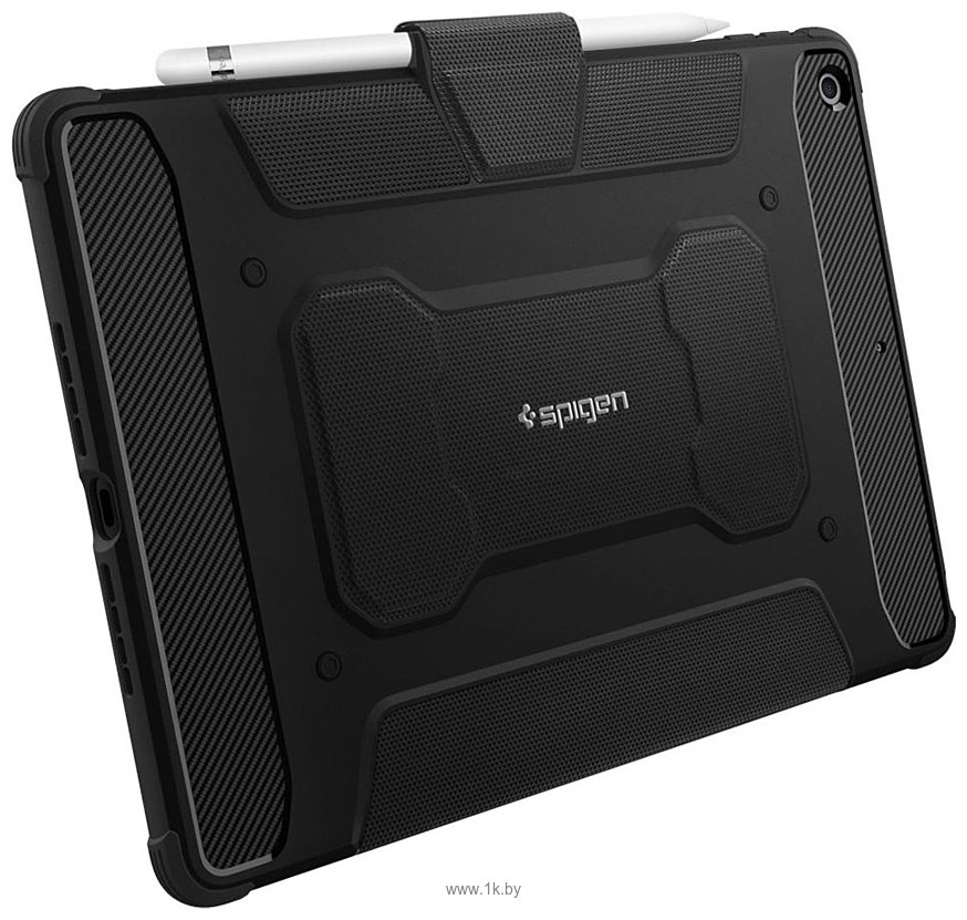 Фотографии Spigen Rugged Armor для iPad 10.2 (2021/2020/2019) (черный)