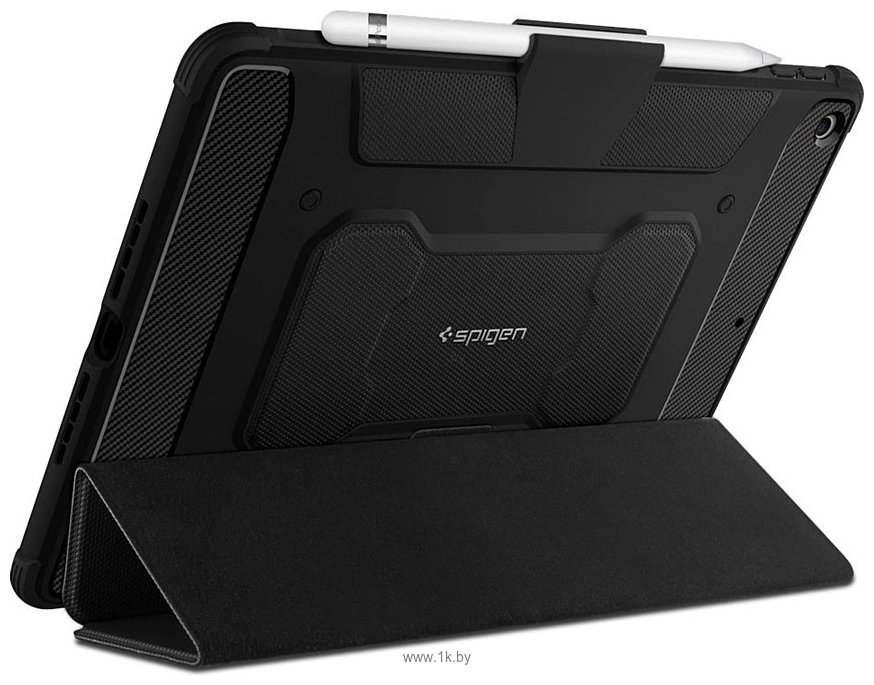 Фотографии Spigen Rugged Armor для iPad 10.2 (2021/2020/2019) (черный)