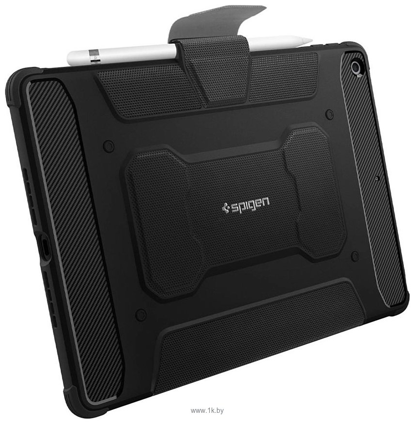 Фотографии Spigen Rugged Armor для iPad 10.2 (2021/2020/2019) (черный)