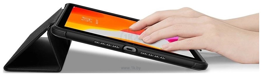 Фотографии Spigen Rugged Armor для iPad 10.2 (2021/2020/2019) (черный)